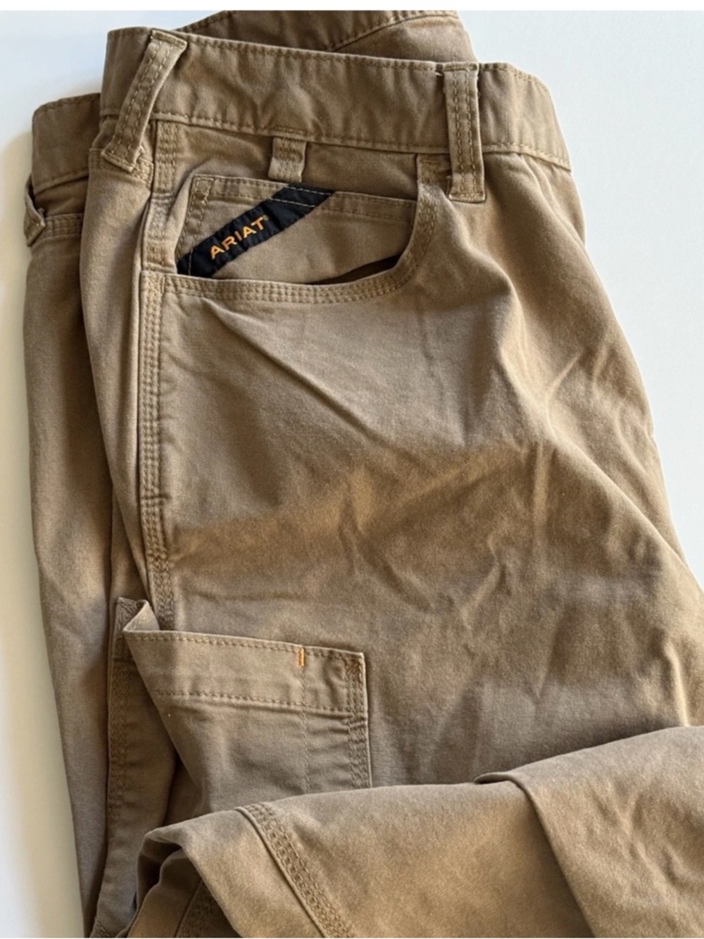 Ariat Men's Rebar khaki  Work Pants 36/32 Tough !